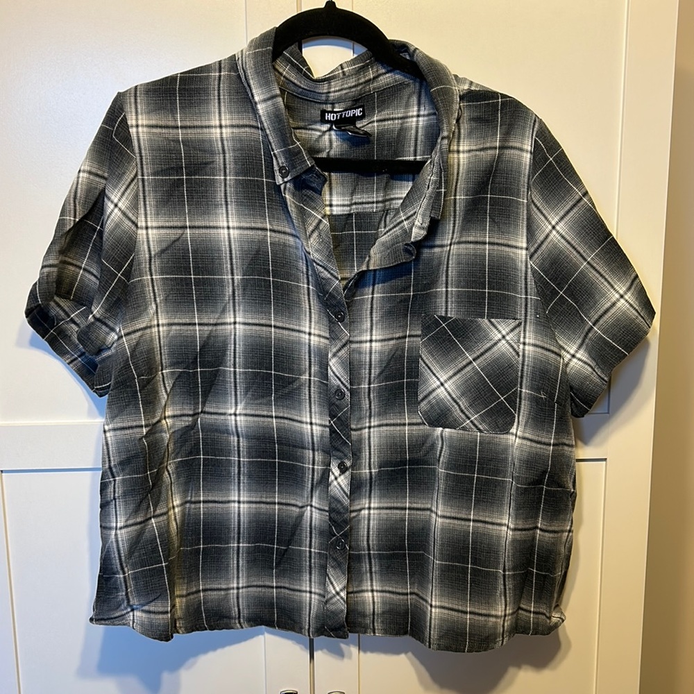 Plaid button up